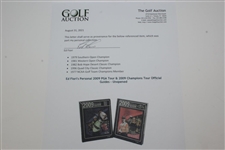 Ed Fiori's Personal 2009 PGA Tour & 2009 Champions Tour Official Guides - Unopened