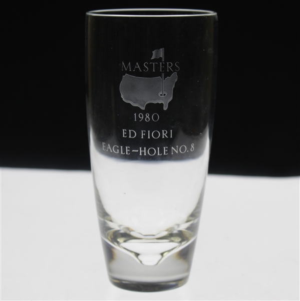 Ed Fioris 1980 Masters Tournament Hole No. 8 Crystal Steuben Eagle Glass
