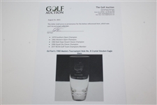 Ed Fiori's 1980 Masters Tournament Hole No. 8 Crystal Steuben Eagle Glass
