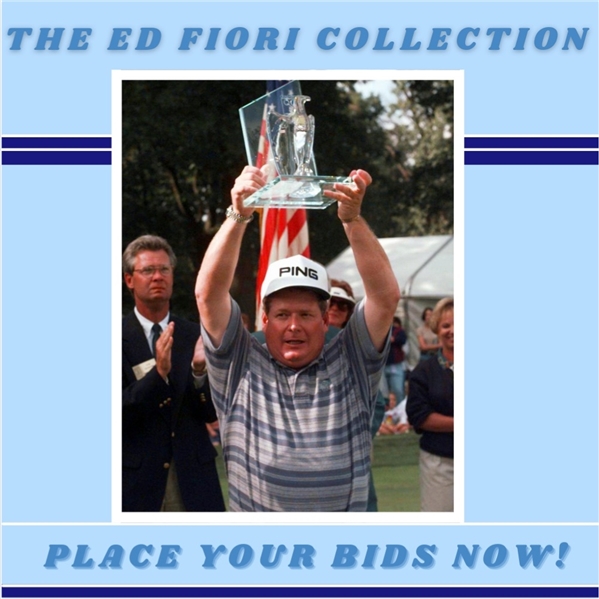 Champion Ed Fiori's 1981 Western Open Championship at Butler National Golf Club Medal/Trophy