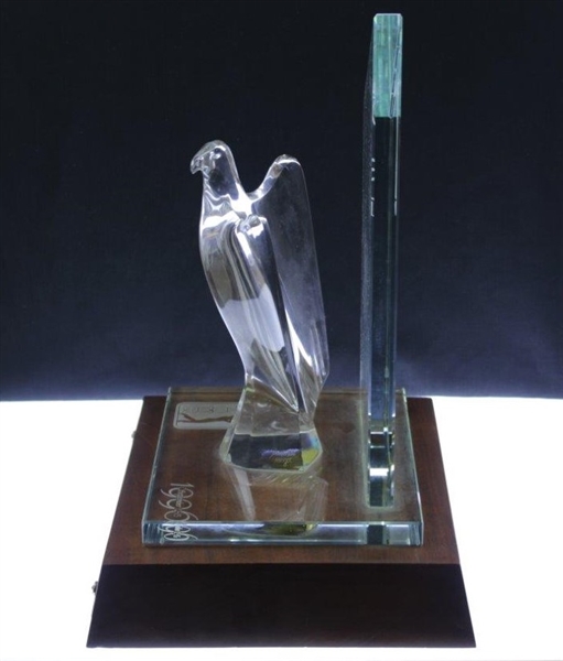 Champion Ed Fiori's 1996 Quad City Classic Winner's Trophy - ‘THE TIGER SLAYER!’