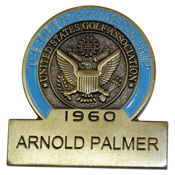 Arnold Palmer 1960 US Open Commemorative Contestant Badge - 2017 US Open Ltd Ed