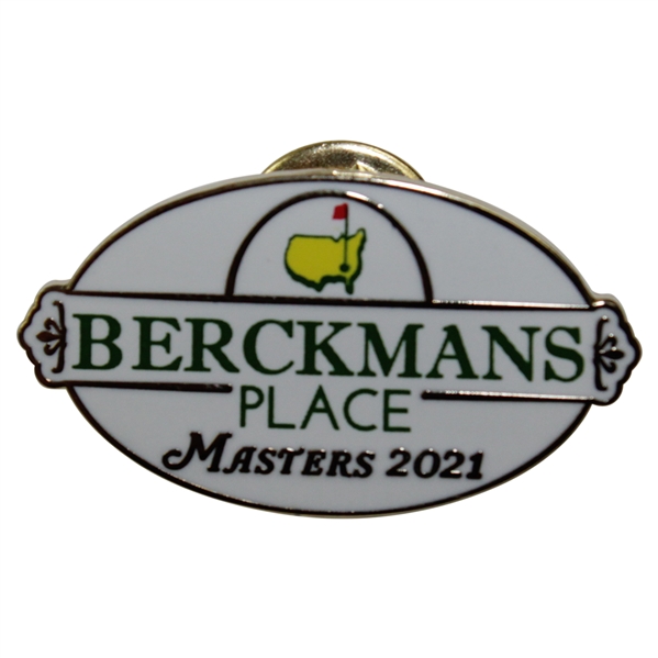 2021 Masters Tournament Gifted Berckmans Place Commemorative Pin