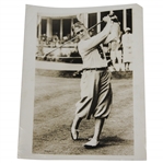 1926 Bobby Jones Head to Toe Underwood & Underwood Full Body Swing Photo