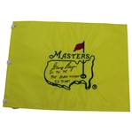 Gary Player Signed Undated Masters Flag with Years Won, The Black Knight & 52 Times JSA ALOA