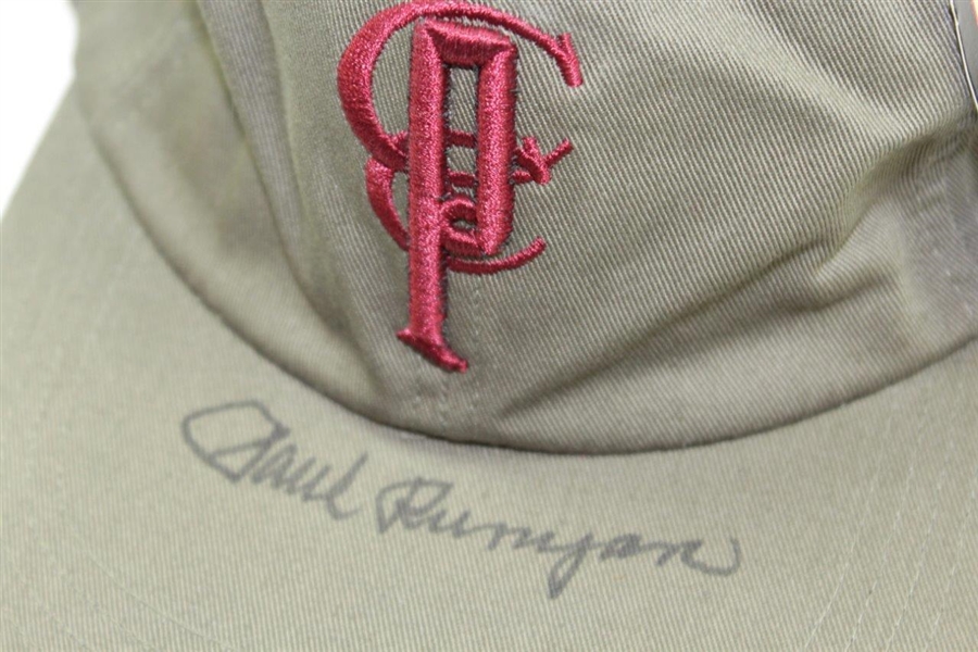 Paul Runyan Signed Park Country Club Hat - Site of 1934 PGA Win JSA ALOA