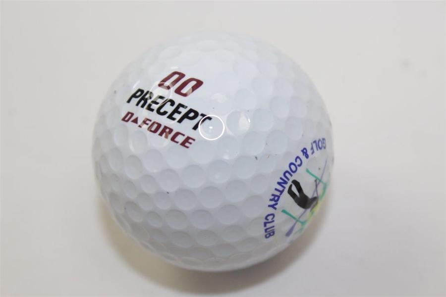 Frank Stranahan Signed Miami Springs G&CC Logo Golf Ball - Site Of Win JSA ALOA