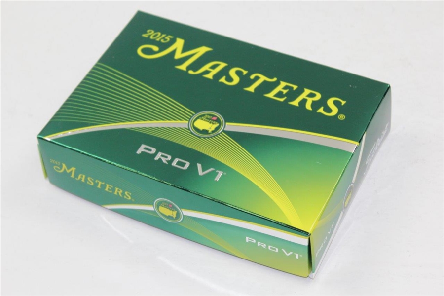 2013, 2014, 2015 & 2017 Masters Dozen Titleist Golf Balls In Box - 4 Dozen