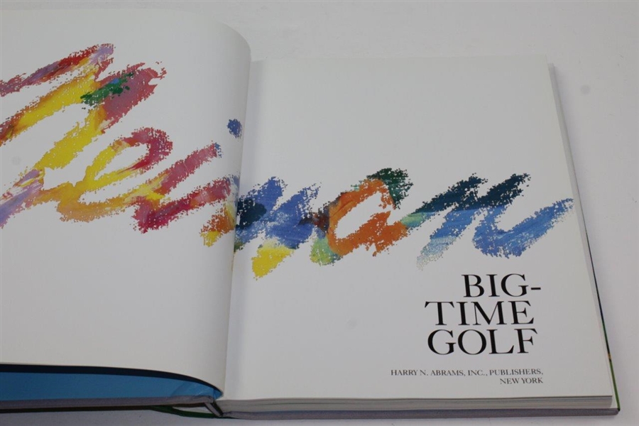 LeRoy Neiman Signed 1992 'Big Time Golf' Book JSA ALOA