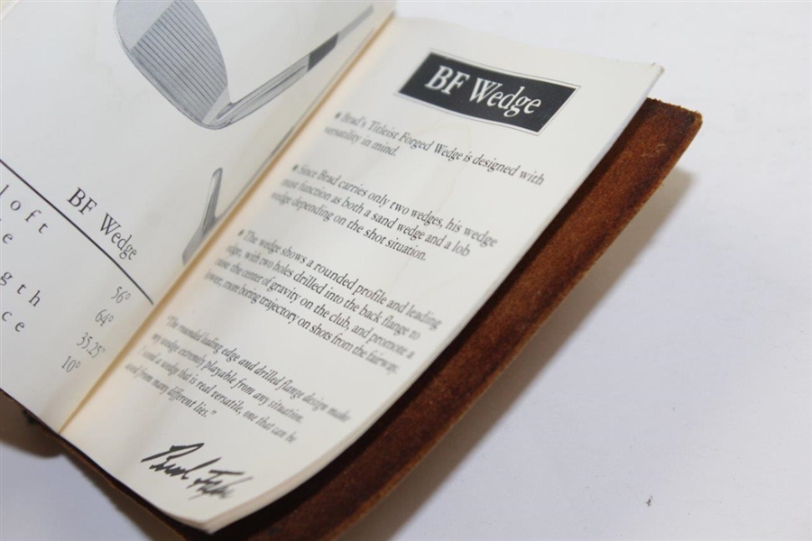 Titleist Forged Wedges Small Square Leather Booklet