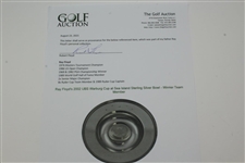 Ray Floyd's 2002 UBS Warburg Cup at Sea Island Sterling Silver Bowl - Winner Team Member