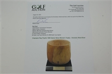Champion Ray Floyd's 1994 Senior Skins Winner's Trophy - Honolulu Wood Bowl