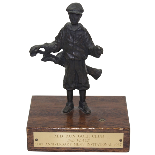 1987 Red Run Golf Club 50th Anniversary Mens Invitational 2nd Place Trophy