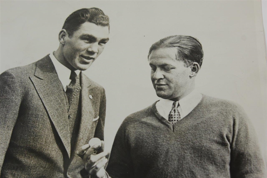1931 Bobby Jones & Max Schmeling 'Two Monarchs Meet' 8x10 Photo 