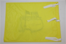 Tommy Aaron Signed 2011 Masters Flag JSA ALOA
