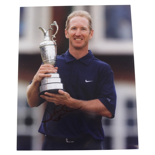 David Duval Signed British Open 8x10 Photo JSA ALOA