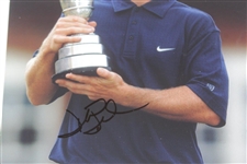 David Duval Signed British Open 8x10 Photo JSA ALOA