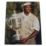 Vijay Singh Signed PGA Trophy 8x10 Photo JSA ALOA