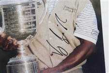 Vijay Singh Signed PGA Trophy 8x10 Photo JSA ALOA