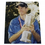 Jim Furyk Signed US Open Trophy 8x10 Photo JSA ALOA