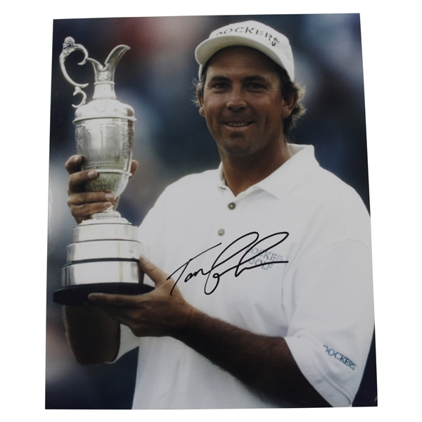Tom Lehman Signed British Open 8x10 Photo JSA ALOA