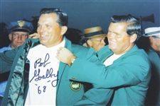 Bob Goalby Signed 1968 Master 8x10 Photo JSA ALOA