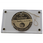 1929 US Open at Winged Foot Golf Club Sunday Gallery Ticket - Jones Playoff Win!