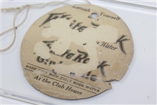 1929 US Open at Winged Foot Golf Club Sunday Gallery Ticket - Jones Playoff Win!