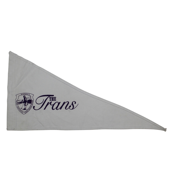 Vintage Womens Trans National Tournament Flown Pennant Flag - Undated