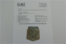 Hal Sutton's Undated USGA Past US Amateur Champion Badge - Blue