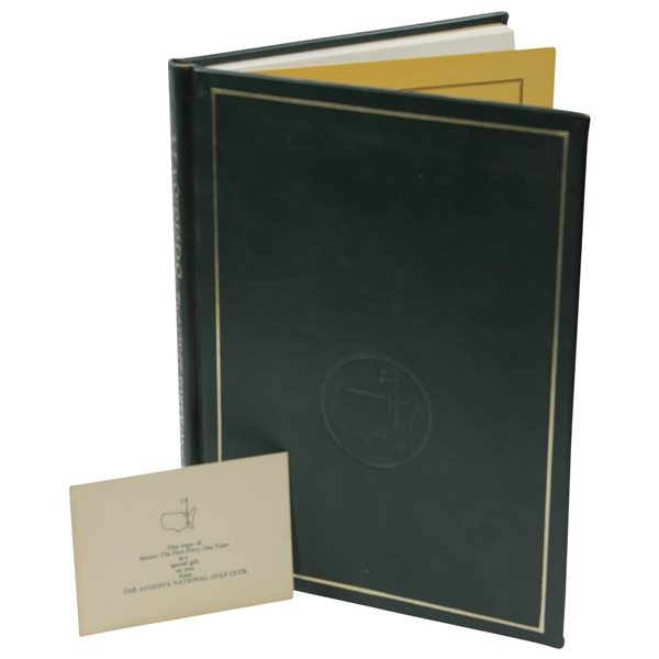 1978 Masters The First Forty One Years Tribute Book with Card