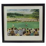 Bobby Jones Signed Dom Lupo Grand Slam US Open at Interlachen Print - Only One Known JSA FULL