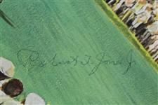 Bobby Jones Signed Dom Lupo Grand Slam US Open at Interlachen Print - Only One Known JSA FULL