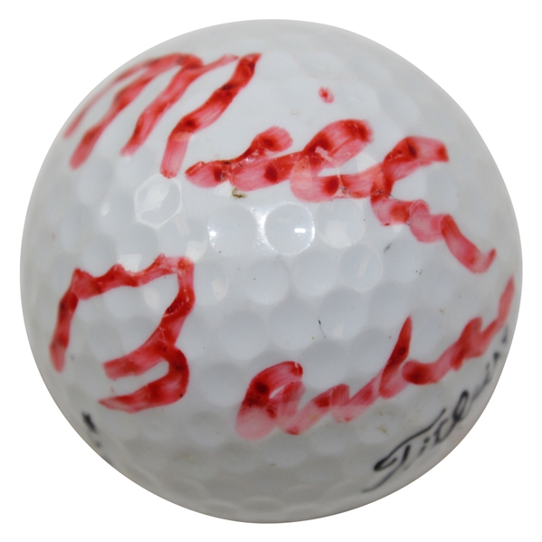 Miller Barber Signed Dt90 Golf Ball JSA ALOA