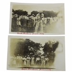 Two (2) Ralph & Russell Stonehouse Original 1934 Photos - Two (2) Ralph & Russell Stonehouse Original 1934 Photos - Hit First Shot in Masters History