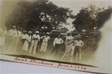 Two (2) Ralph & Russell Stonehouse Original 1934 Photos - Two (2) Ralph & Russell Stonehouse Original 1934 Photos - Hit First Shot in Masters History