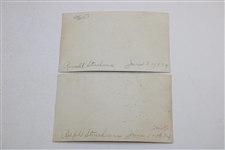 Two (2) Ralph & Russell Stonehouse Original 1934 Photos - Two (2) Ralph & Russell Stonehouse Original 1934 Photos - Hit First Shot in Masters History