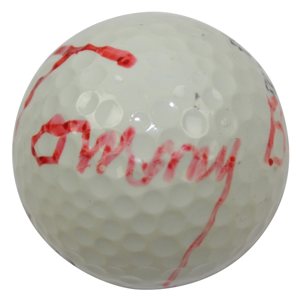 Tommy Bolt Signed Top Flite Xl Golf Ball JSA ALOA