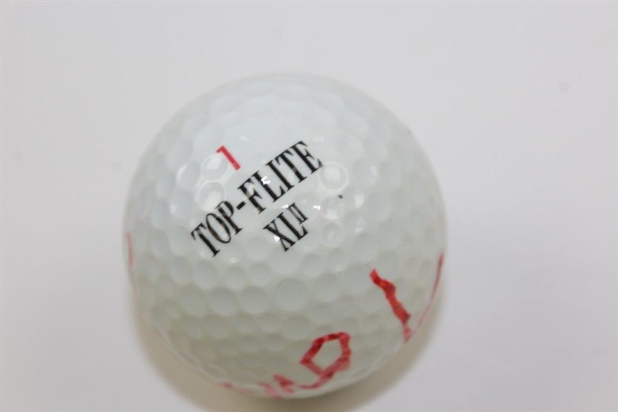 Tommy Bolt Signed Top Flite Xl Golf Ball JSA ALOA