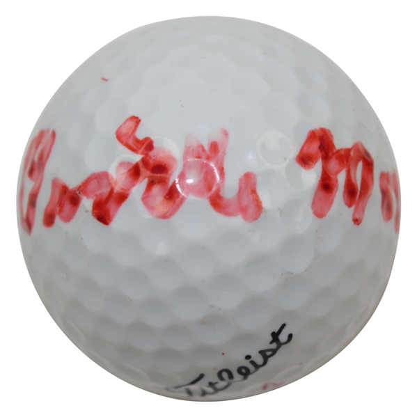 Orville Moody Signed Titleist 4 Golf Ball JSA ALOA