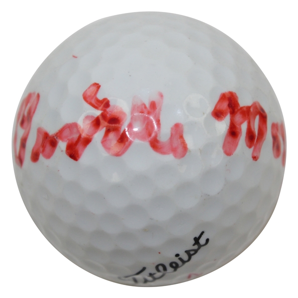 Orville Moody Signed Titleist 4 Golf Ball JSA ALOA