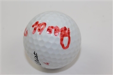 Orville Moody Signed Titleist 4 Golf Ball JSA ALOA