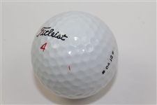 Orville Moody Signed Titleist 4 Golf Ball JSA ALOA