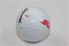 Mike Souchak Signed Spalding Dr Pepper Logo Golf Ball JSA ALOA
