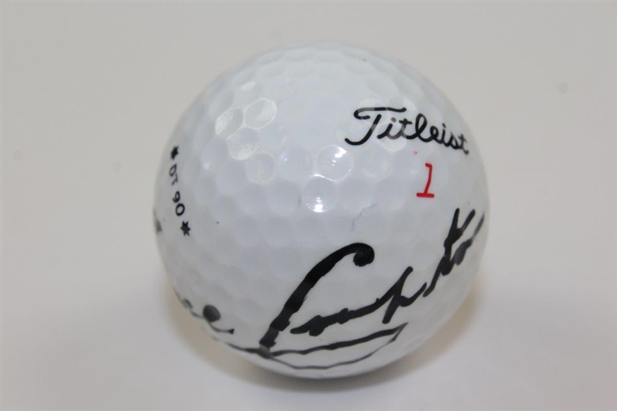 Bruce Crampton Signed Titleist 1 Dt90 Golf Ball JSA ALOA
