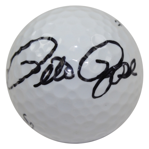 Pete Rose Signed Titleist 2 Golf Ball JSA ALOA