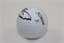 Pete Rose Signed Titleist 2 Golf Ball JSA ALOA