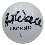 Art Wall Signed Legend Golf Ball JSA ALOA
