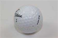 Larry Nelson Signed Titleist 1 Golf Ball JSA ALOA