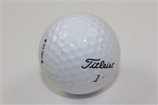 Larry Nelson Signed Titleist 1 Golf Ball JSA ALOA